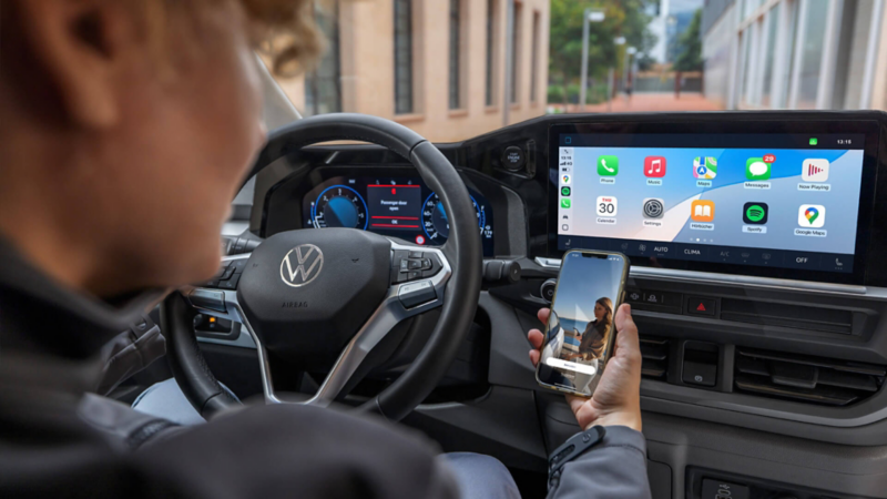 Nuevo Transporter VW con gran espacio interior y confort en cabina