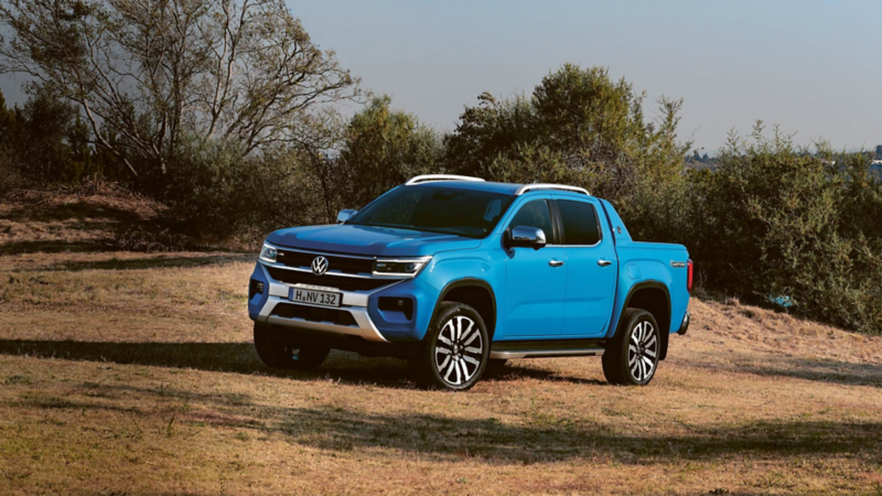 Helt nya VW Amarok 2023 sedd från sidan