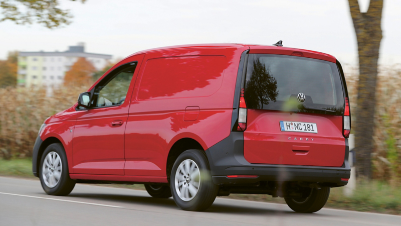 Nya Volkswagen Caddy Cargo på vägen
