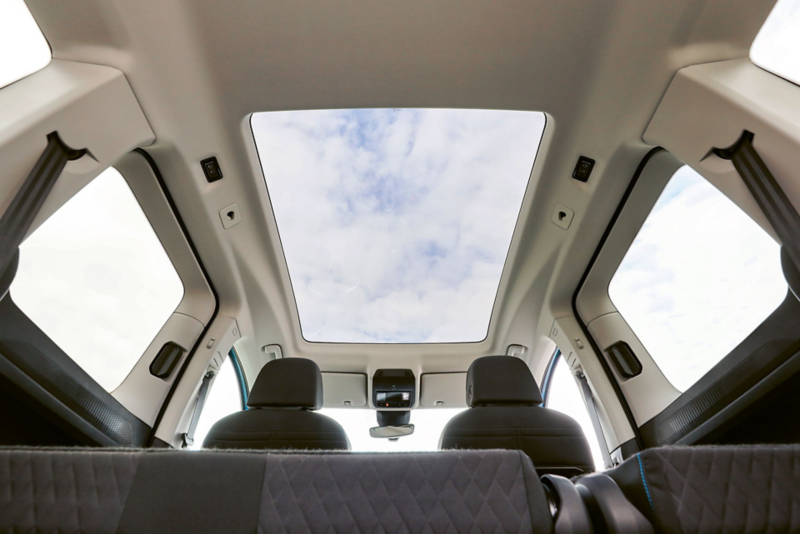 Nya Caddy Cargo har största panoramataket i klassen