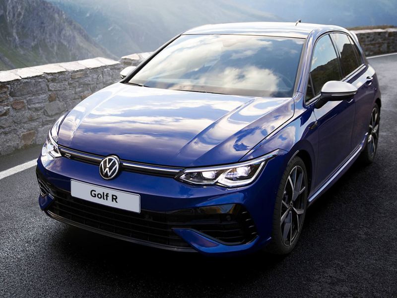 Front of the Volkswagen Golf R