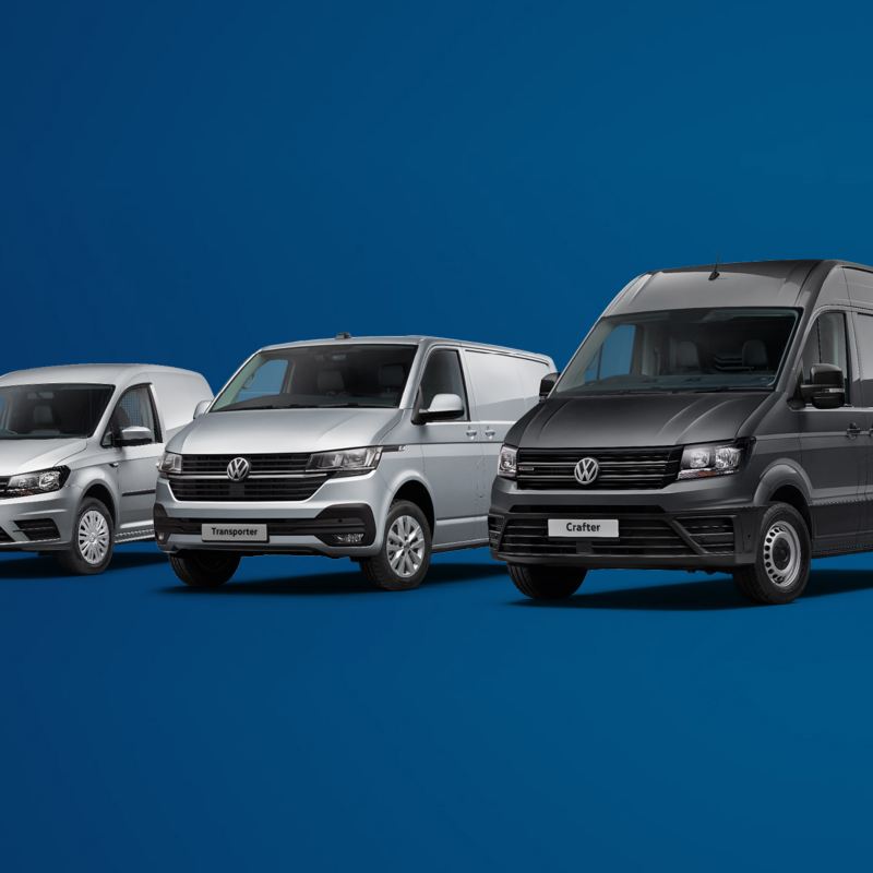 VW Caddy, VW T5, T6, Crafter II u. MAN TGE