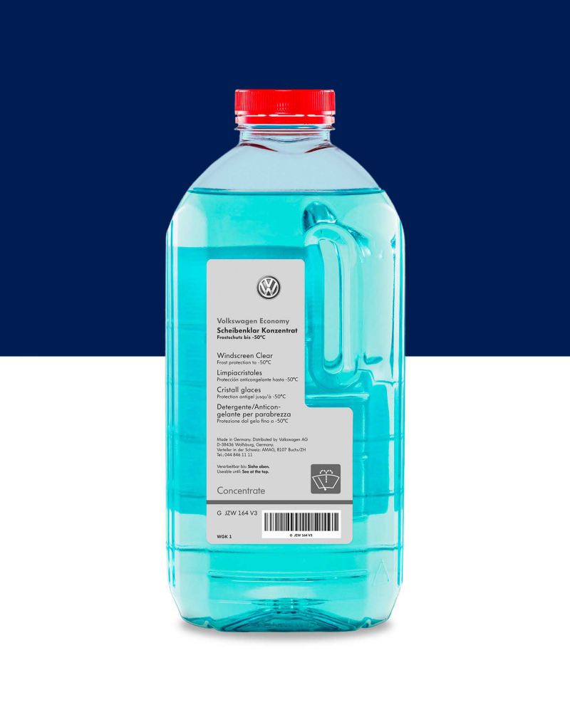 Liquido detergente per parabrezza Volkswagen.
