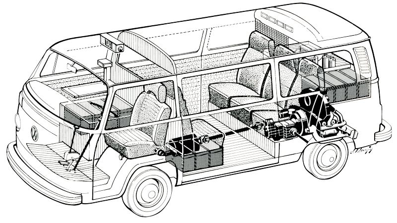 1972 vw deals electric motor