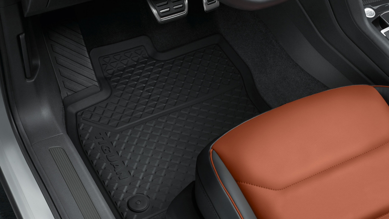 A VW floor mat