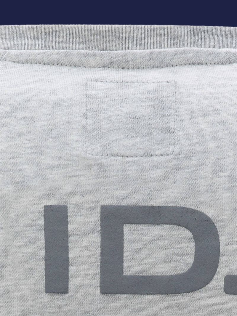 A grey ID collection t-shirt