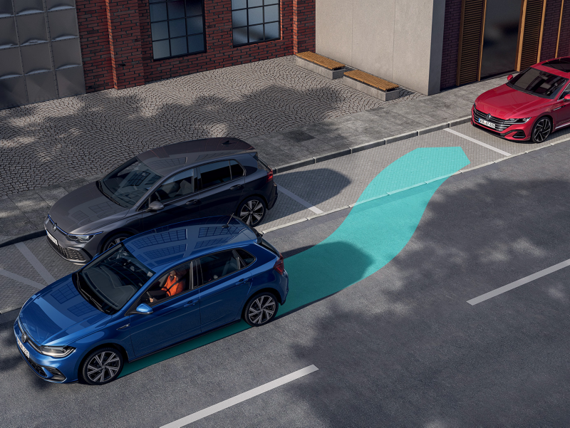 Véhicule équipé du Park assist