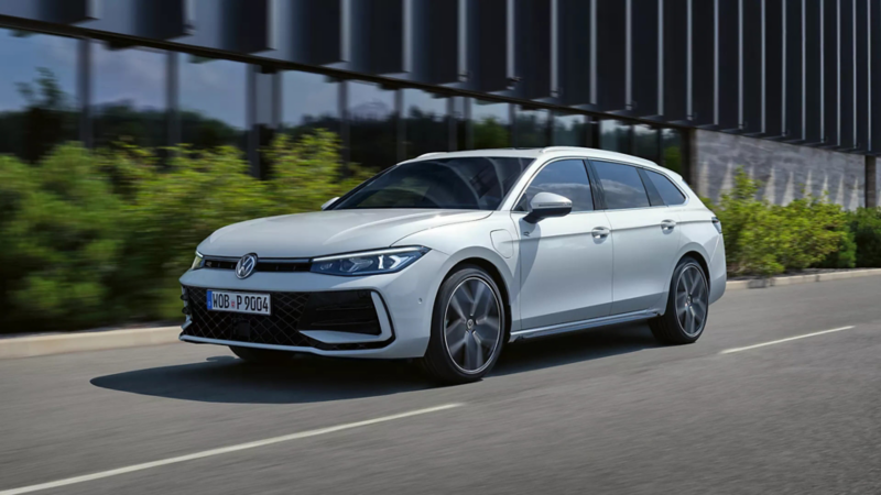 Passat eHybrid sur la route