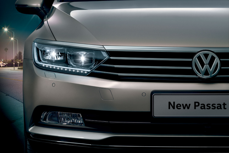 passat led headlights