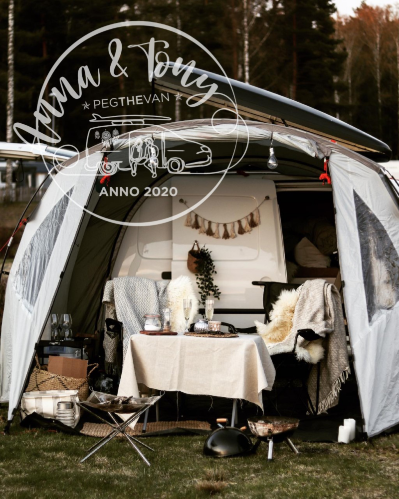 Campingdelen i @pegthevan - Caddy Maxi plåtis