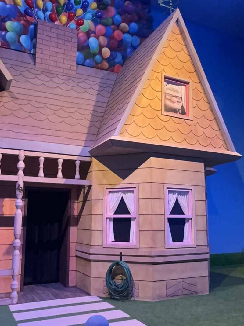 Casa de Up en tamaño real, película de Disney Pixar. 