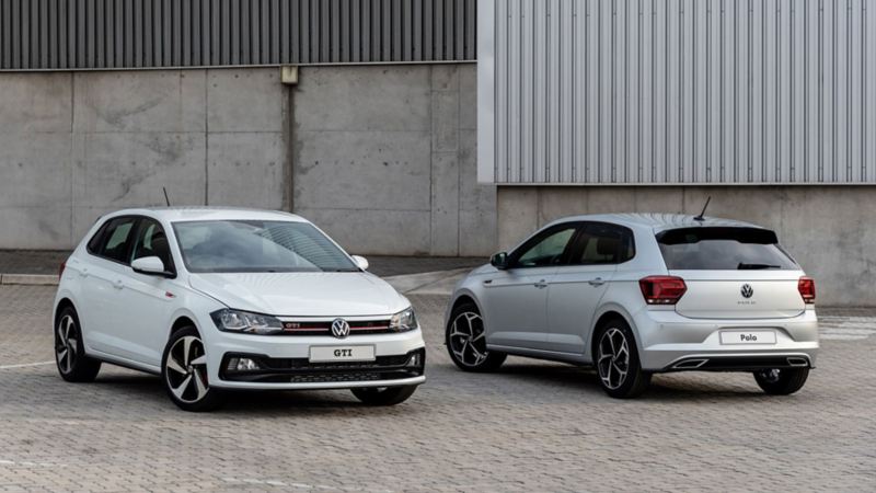 polo and polo gti with new logos