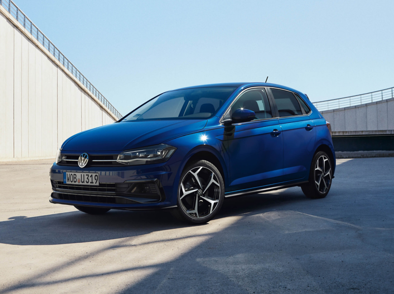 Volkswagen polo parked in a carpark