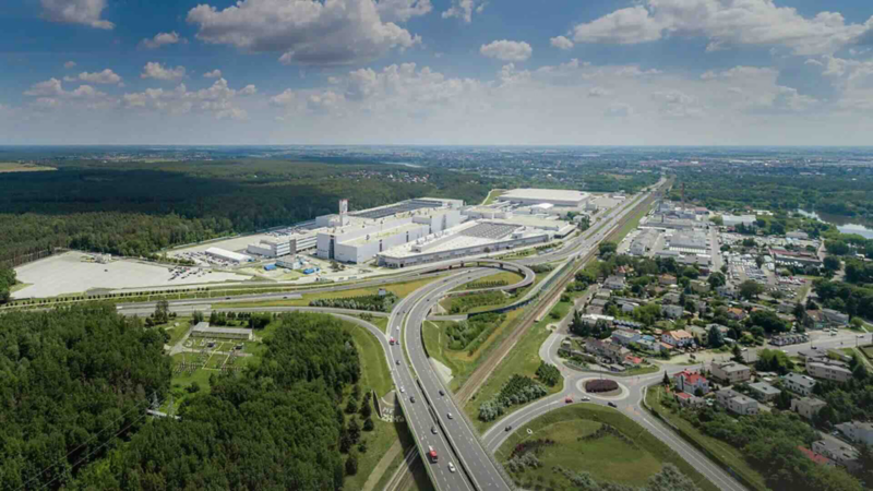Poznán factory in Poland.