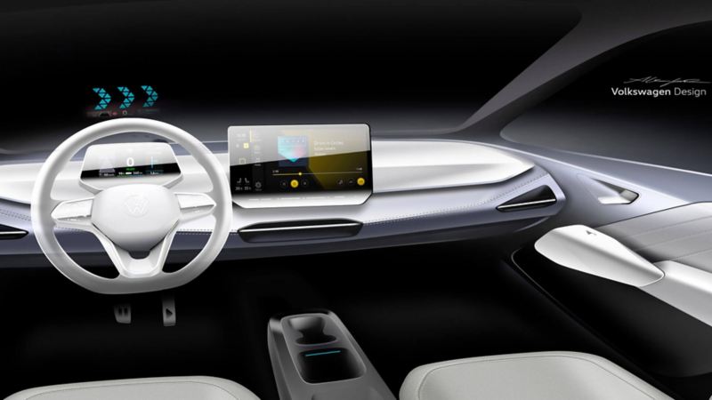 Vision par Volkswagen Design de l'habitacle de la nouvelle ID.3.