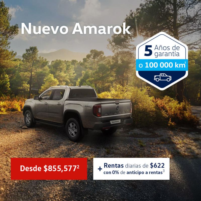 Estrena un Nuevo Amarok desde $855,577