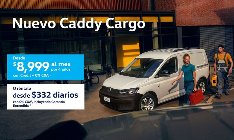 Promoción VW Caddy Cargo 2022 y planes de leasing