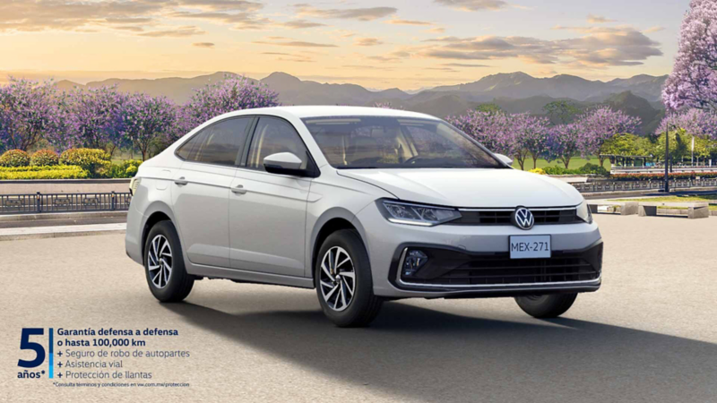 Volkswagen Virtus 2026. Sedán para 5 pasajeros con promoción válida durante mayo 2026. 