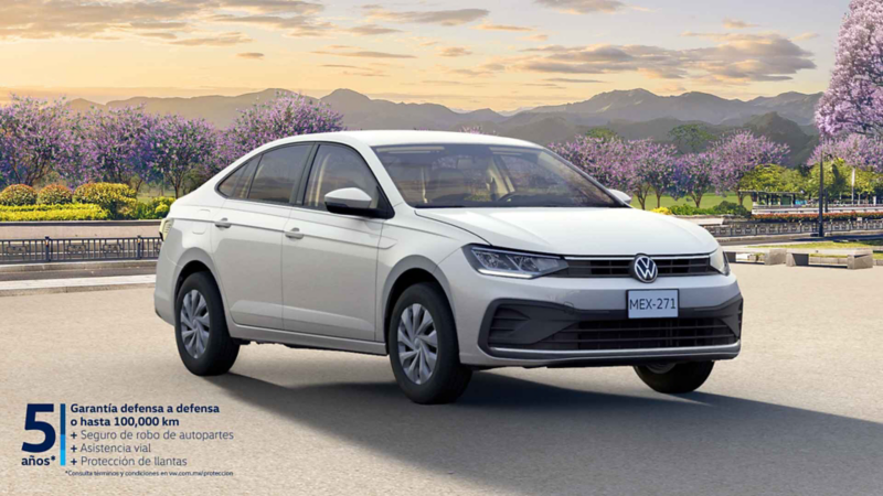 Volkswagen Virtus 2026. Sedán para 5 pasajeros con promoción válida durante mayo 2026. 