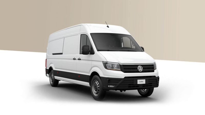 Promoción en camioneta de carga tipo Van Crafter Volkswagen