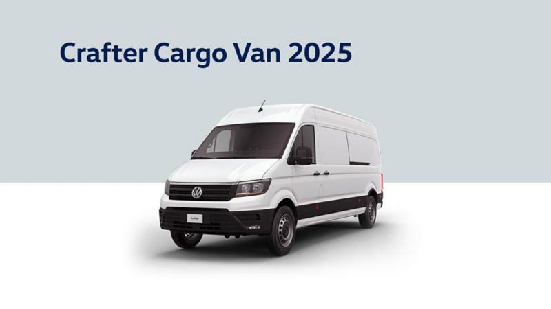 Promoción en camioneta de carga tipo Van Crafter Volkswagen
