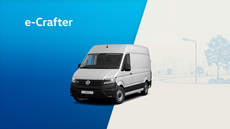 Promoción en camioneta eléctrica de carga tipo Van e-Crafter Volkswagen