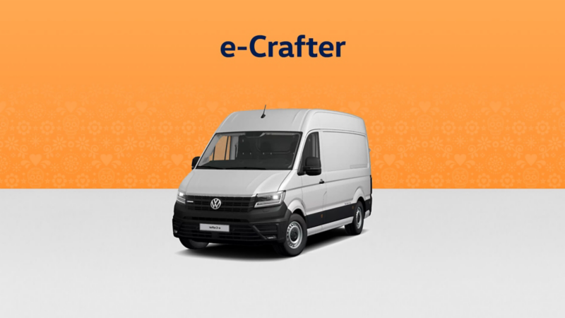 Promoción en camioneta eléctrica de carga tipo Van e-Crafter Volkswagen