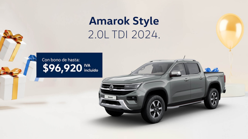 Promoción del mes camioneta de trabajo Amarok Style 