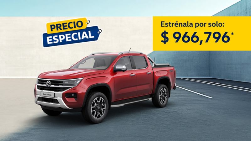 Camioneta pick up Volkswagen Amarok Aventura a precio promocional