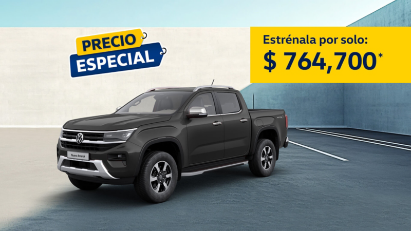 Camioneta de trabajo VW Amarok con precio especial