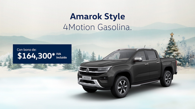 Promoción del mes camioneta de trabajo Amarok Style Gasolina