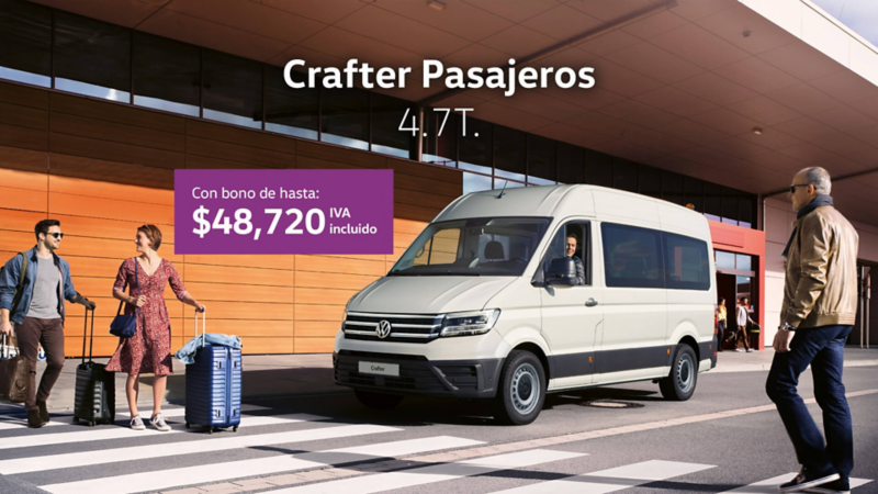 Promoción del mes Van de Pasajeros VW Crafter