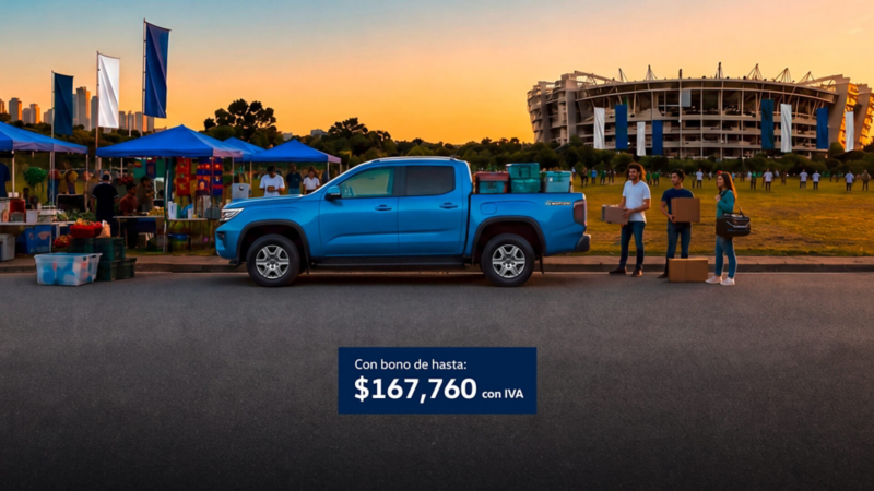Aprovecha esta promoción y adquiere un pickup de trabajo Amarok Volkswagen