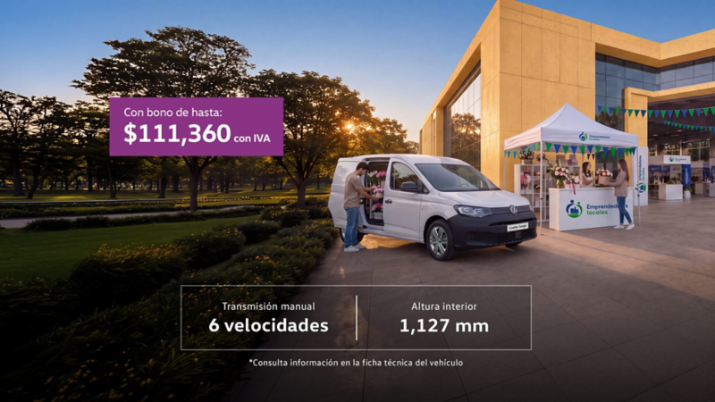 Adquiere un Caddy Cargo con promoción especial