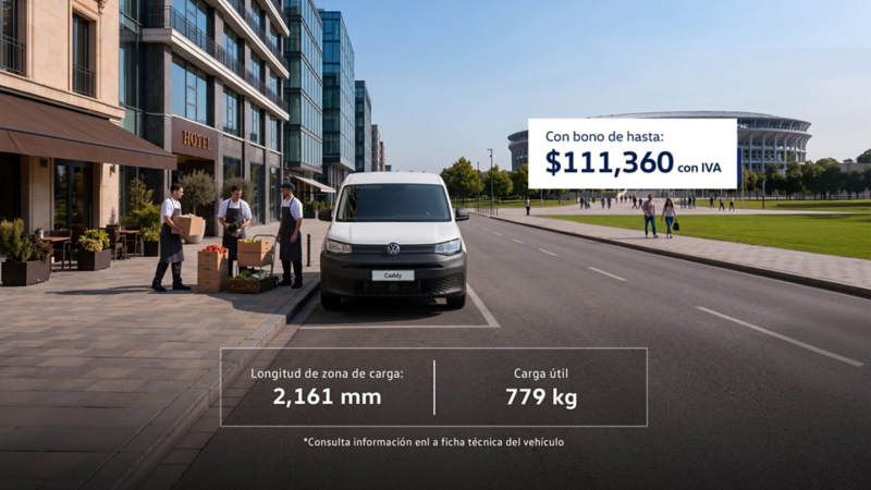 Adquiere un Caddy Cargo con promoción especial