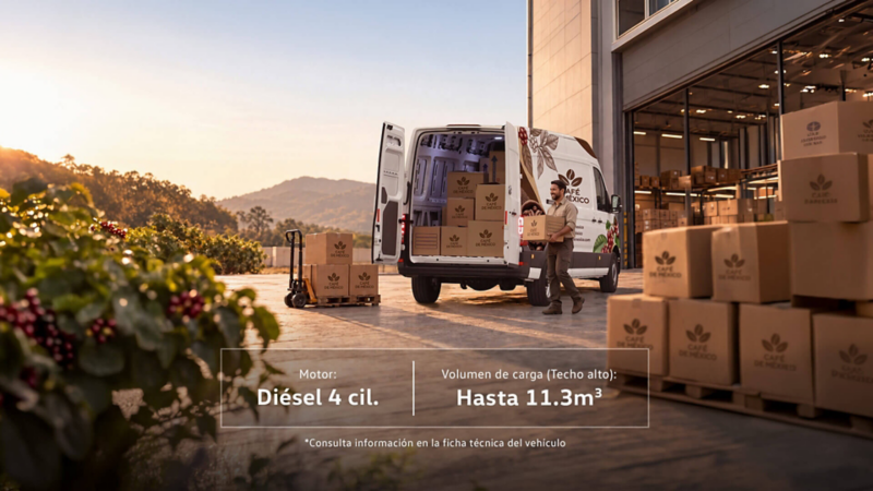 Adquiere una camioneta de trabajo Volkswagen Crafter Cargo Van a precio promocional