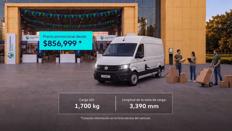 Adquiere un vehículo eléctrico Volkswagen a precio especial