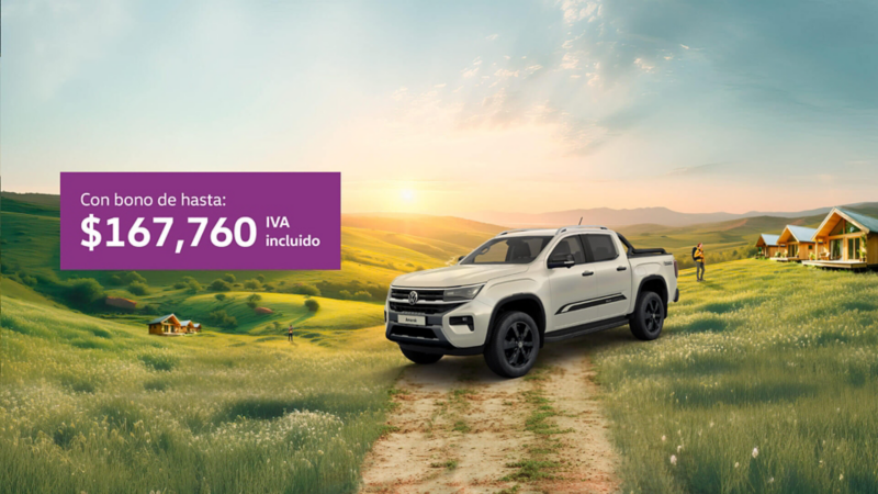 Aprovecha el bono de hasta $167,760 MXN con IVA incluido de Amarok