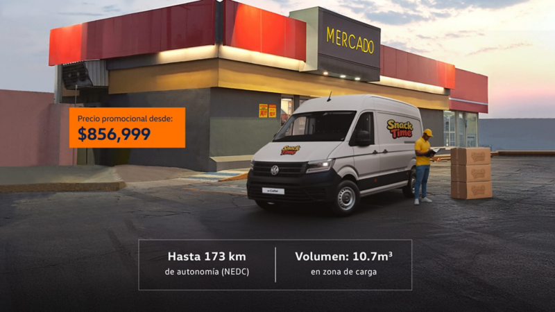 Estrena un e-Crafter 2023 con precio promocional desde $856,999 MXN