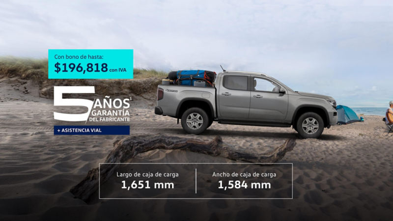 Aprovecha la promoción y adquiere un Amarok con bono de descuento