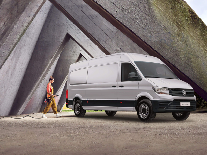 Camioneta tipo Van eléctrica de trabajo Volkswagen