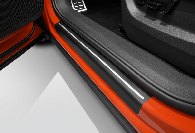 Protective film for the sill rail