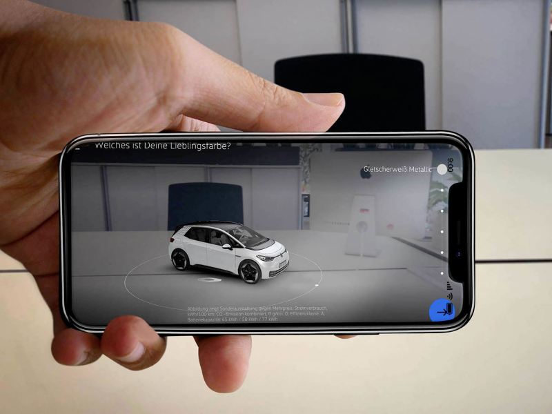 L’appli EV Check en mode réalité augmentée