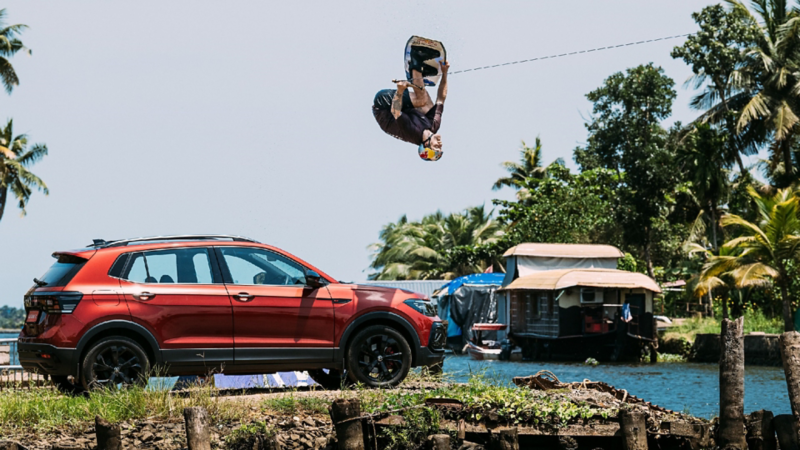 Volkswagen India Partners With Red Bull  Showcasing Sporty Athleticism at Its Best With Wakeboarder Dominik Hernler’s Historic Feat