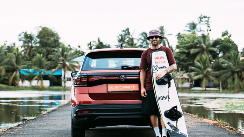 Volkswagen India Partners With Red Bull  Showcasing Sporty Athleticism at Its Best With Wakeboarder Dominik Hernler’s Historic Feat