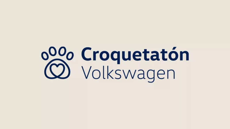 Logo de campaña Croquetatón de Volkswagen. 