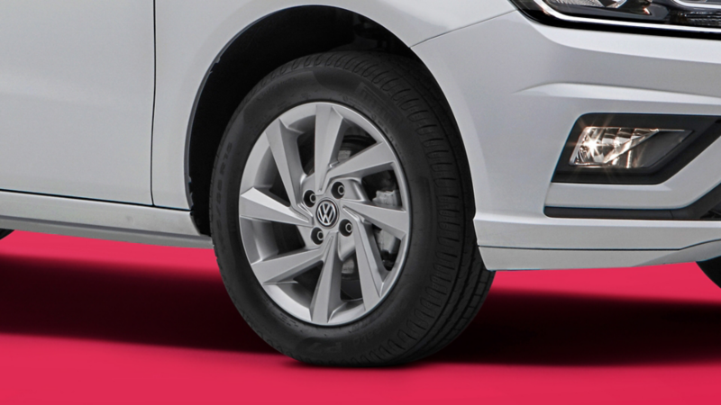 Llantas con rines de aluminio de Gol Edición Aniversario de Volkswagen