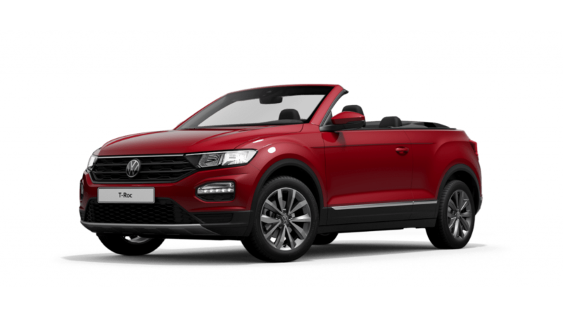 volkswagen T-Roc cabrio Rojo intenso metalizado