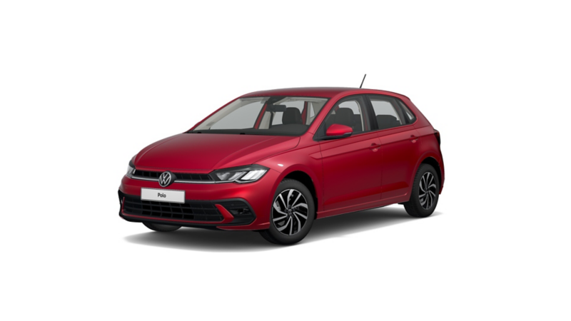 volkswagen polo color rojo intenso metalizado