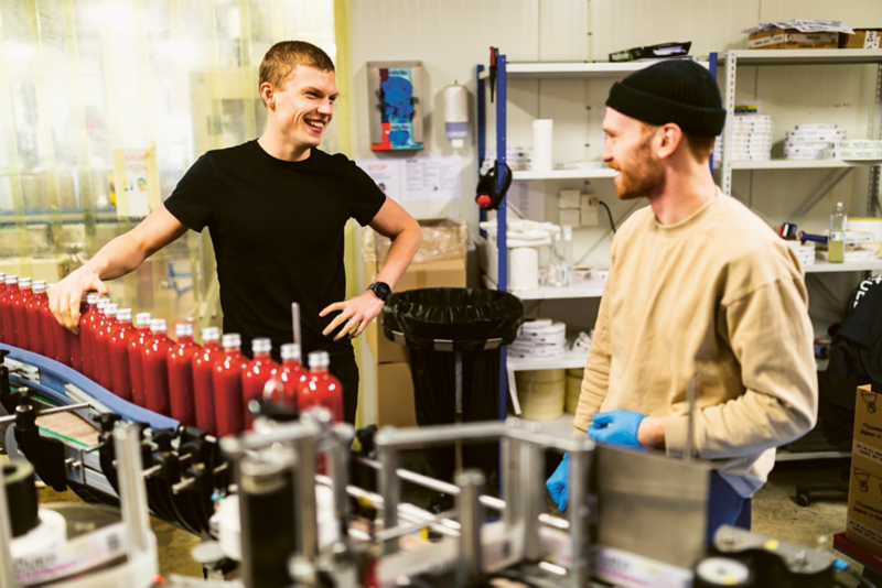 Truls Christenson och Hugo Wendel på Rscued.